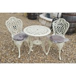 Bistro Set Cushions Ant White